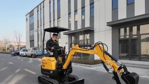 Operation of KV13 Mini Crawler Excavator