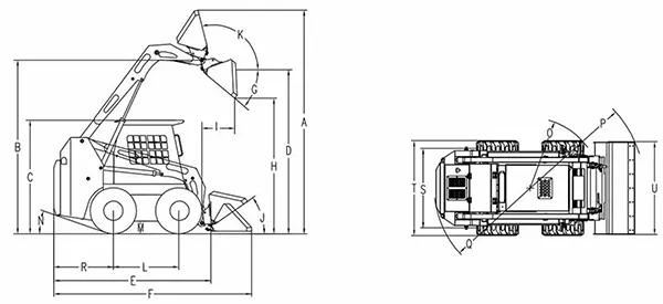 JC75 Skid Steer Loader