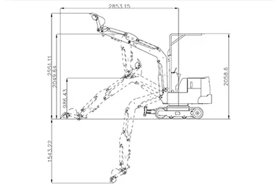 KV12/12Plus Mini Crawler Excavator